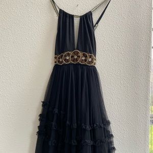 Beautiful old school Free People Sequin tulle dress size 4